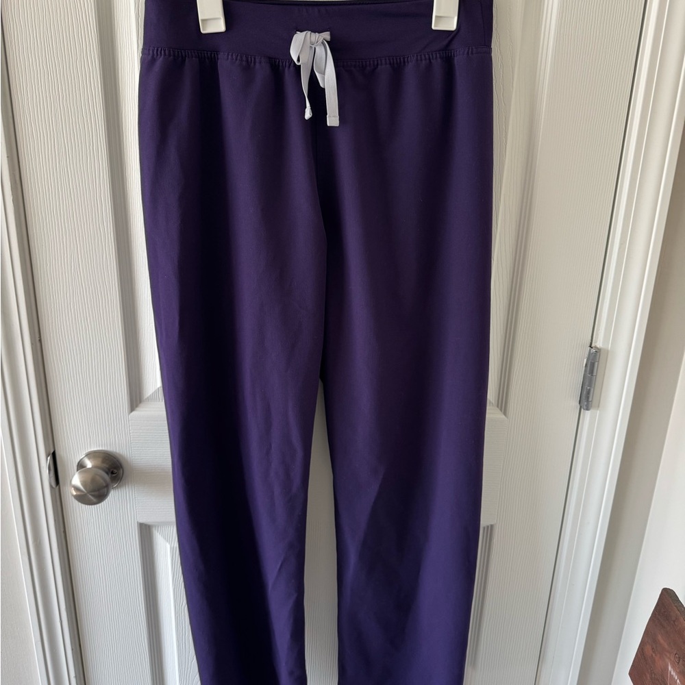 FIGS Livingston Purple Jam High Waisted Scrub Pants